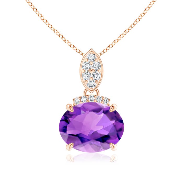 AAA - Amethyst / 1.67 CT / 14 KT Rose Gold