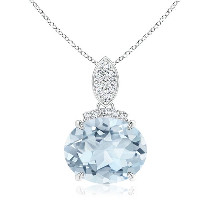 A - Aquamarine / 2.29 CT / 14 KT White Gold