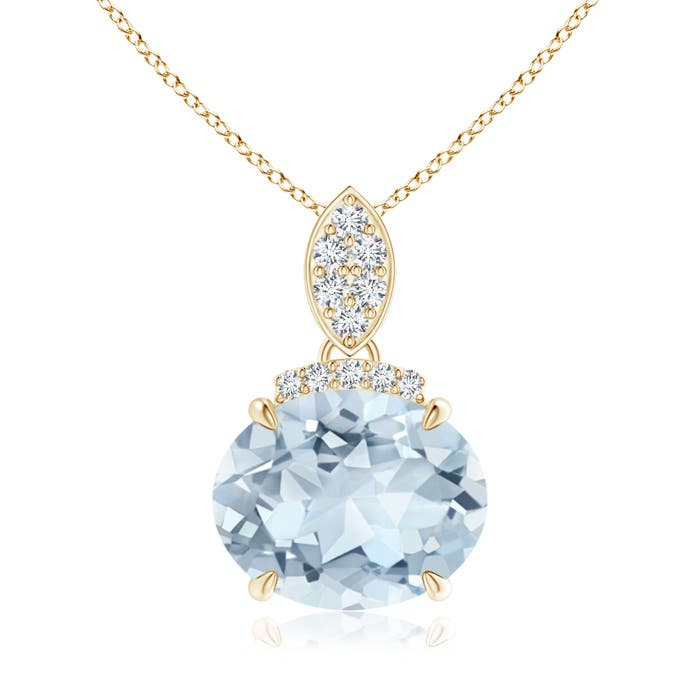 A - Aquamarine / 2.29 CT / 14 KT Yellow Gold