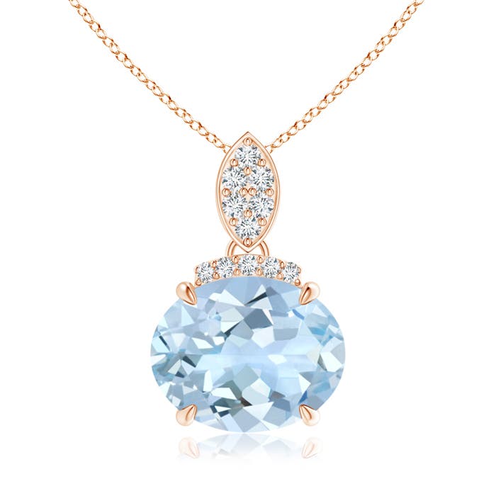 AA - Aquamarine / 2.29 CT / 14 KT Rose Gold