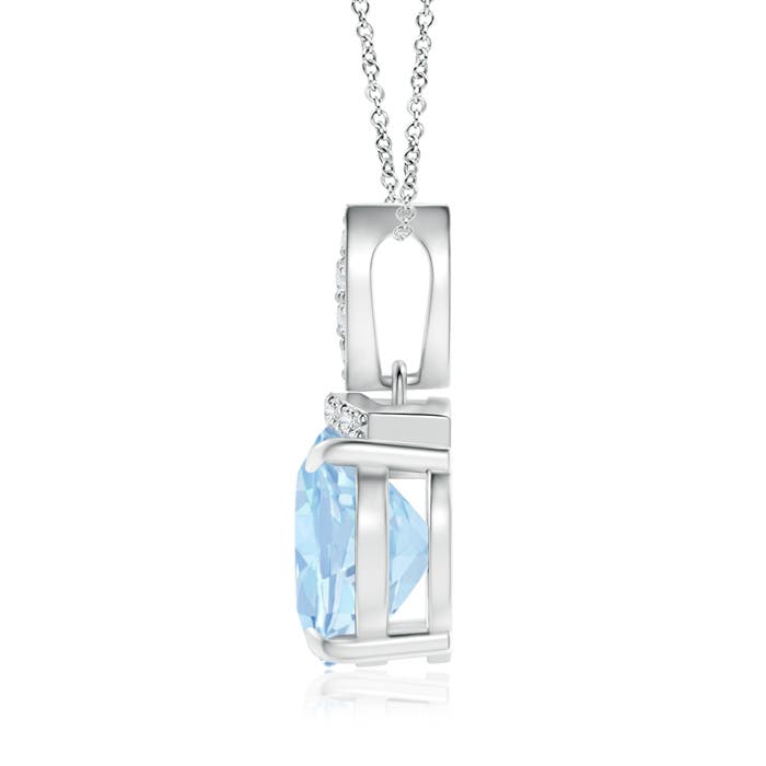 AA - Aquamarine / 2.29 CT / 14 KT White Gold