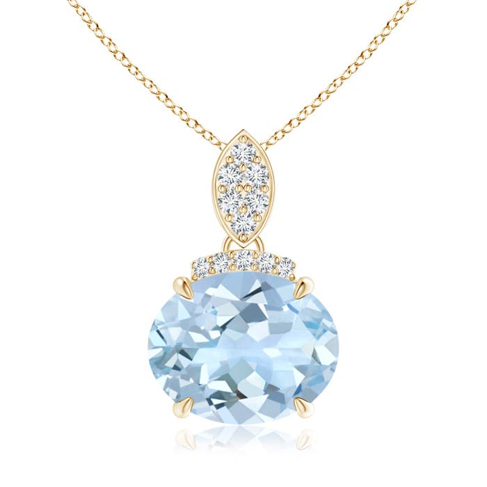 AA - Aquamarine / 2.29 CT / 14 KT Yellow Gold