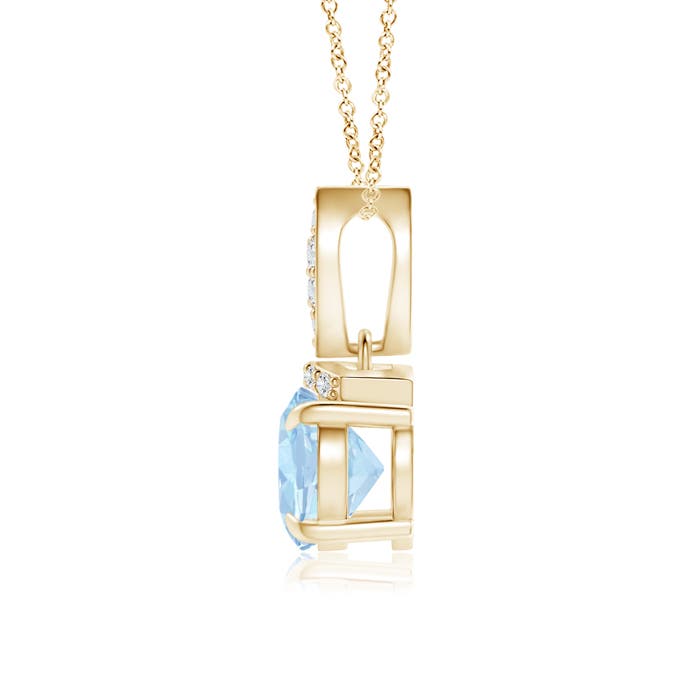 AA - Aquamarine / 1.05 CT / 14 KT Yellow Gold