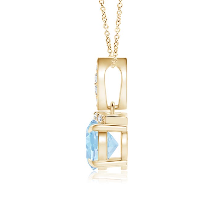 AAA - Aquamarine / 1.05 CT / 14 KT Yellow Gold