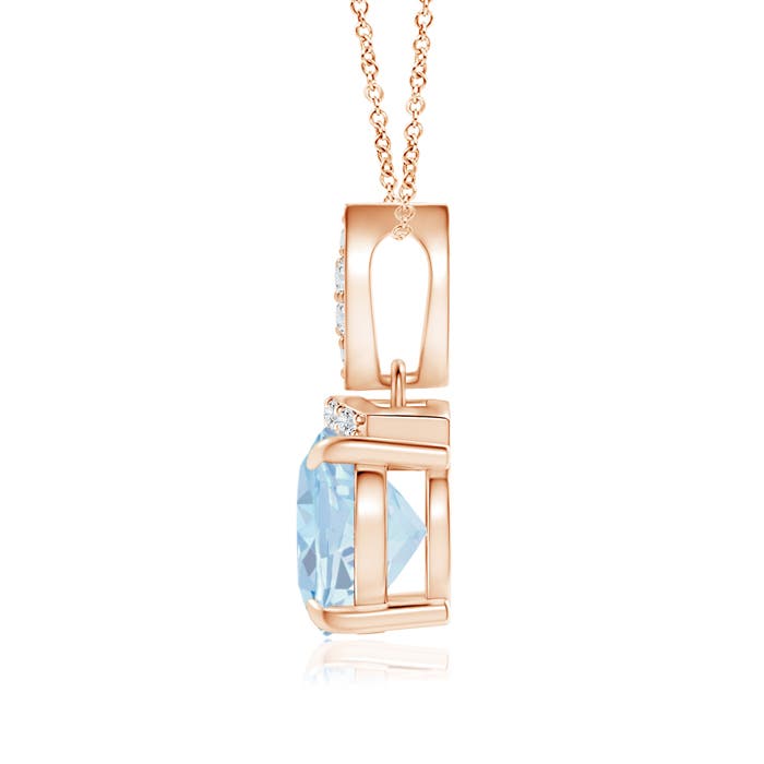 A - Aquamarine / 1.57 CT / 14 KT Rose Gold