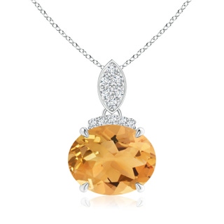 Oval A Citrine