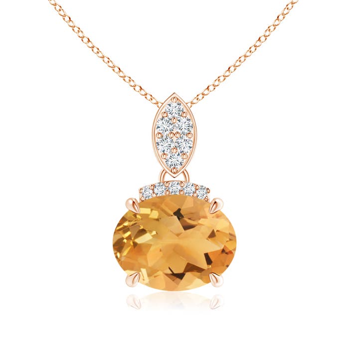 A - Citrine / 1.72 CT / 14 KT Rose Gold