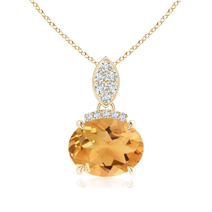 A - Citrine / 1.72 CT / 14 KT Yellow Gold