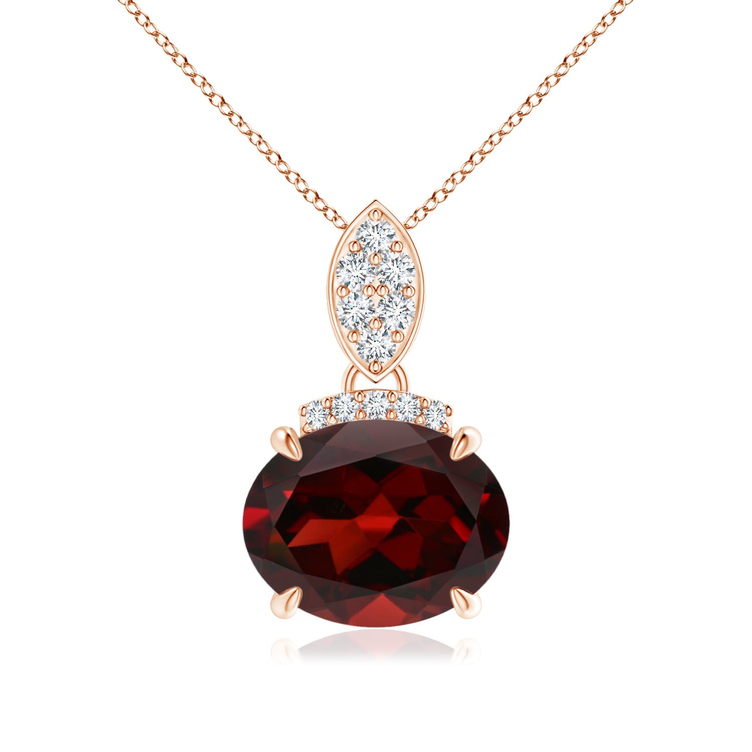 AAA - Garnet / 2.07 CT / 14 KT Rose Gold