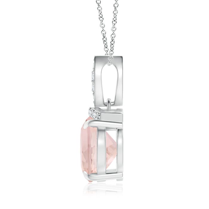 A - Morganite / 2.59 CT / 14 KT White Gold