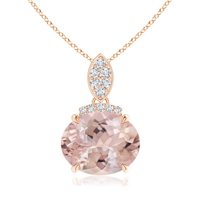 AA - Morganite / 2.59 CT / 14 KT Rose Gold