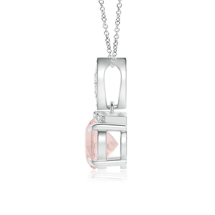 AA - Morganite / 1.15 CT / 14 KT White Gold