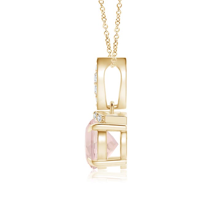 AA - Morganite / 1.15 CT / 14 KT Yellow Gold