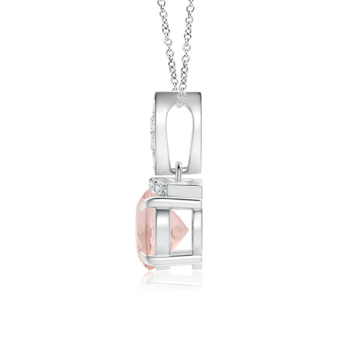 AAA - Morganite / 1.15 CT / 14 KT White Gold