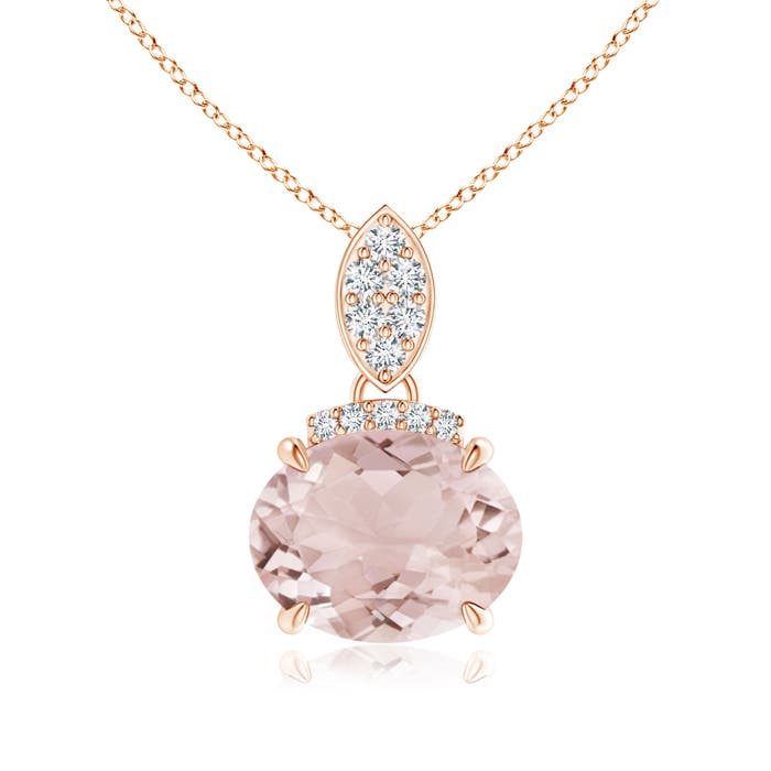 A - Morganite / 1.72 CT / 14 KT Rose Gold