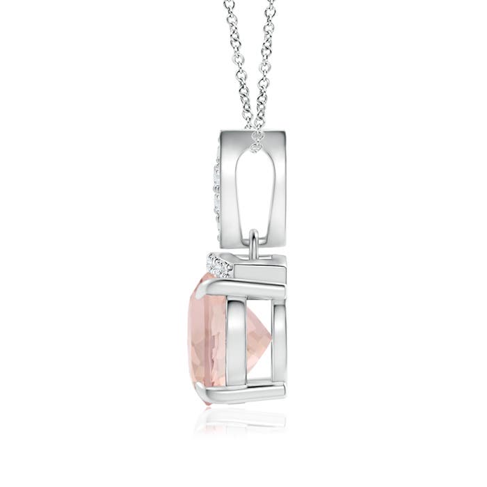 AA - Morganite / 1.72 CT / 14 KT White Gold