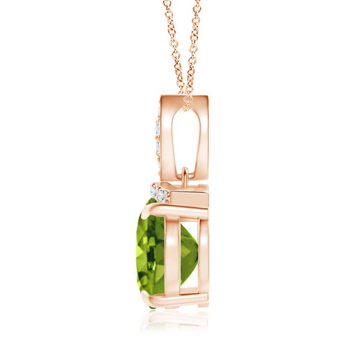 AAAA - Peridot / 2.69 CT / 14 KT Rose Gold