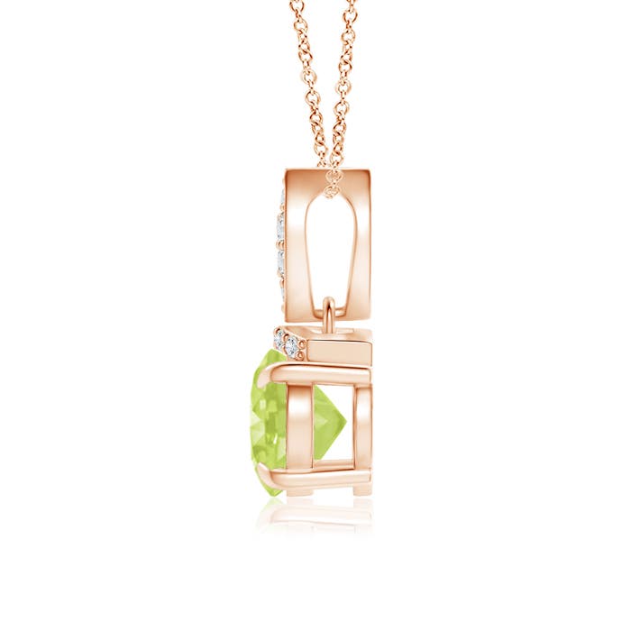 A - Peridot / 1.4 CT / 14 KT Rose Gold