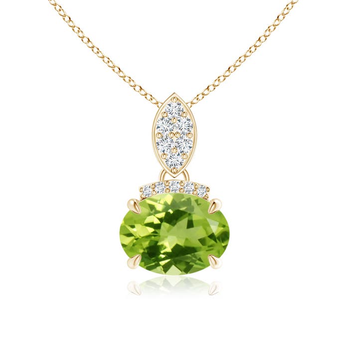 AAA - Peridot / 1.4 CT / 14 KT Yellow Gold