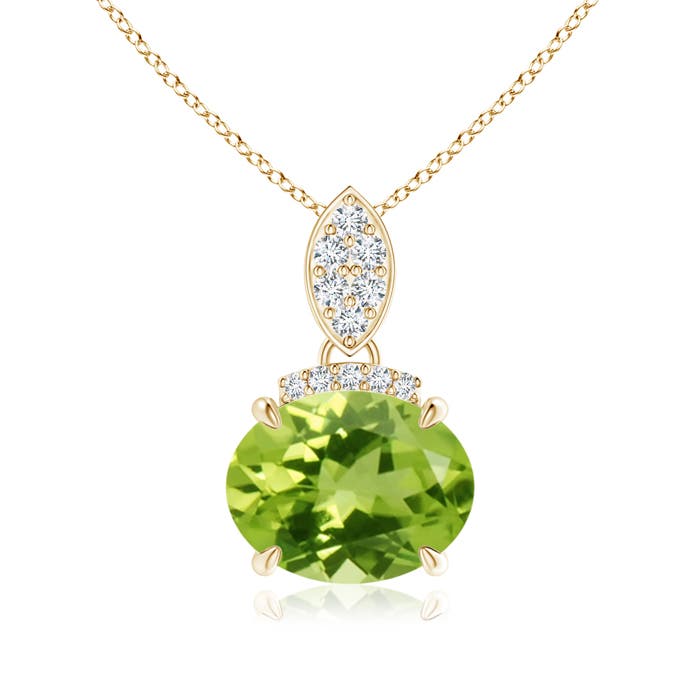 AAA - Peridot / 1.97 CT / 14 KT Yellow Gold