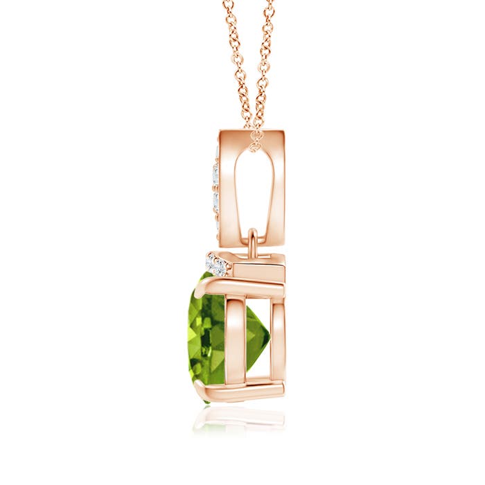 AAAA - Peridot / 1.97 CT / 14 KT Rose Gold