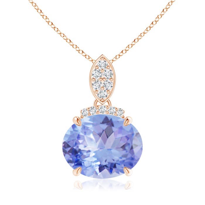 A - Tanzanite / 2.99 CT / 14 KT Rose Gold