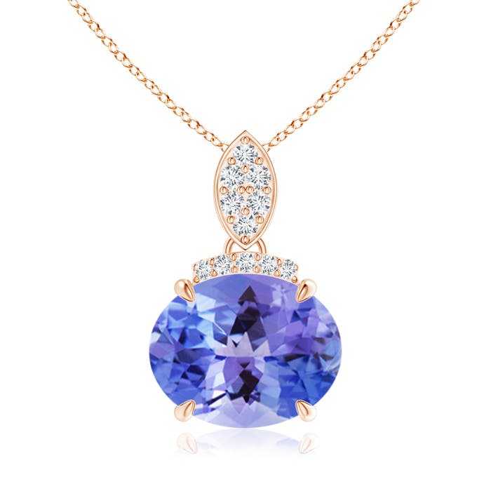 AA - Tanzanite / 2.99 CT / 14 KT Rose Gold