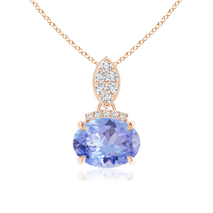 A - Tanzanite / 1.3 CT / 14 KT Rose Gold