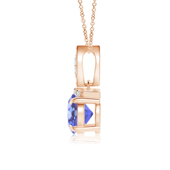 A - Tanzanite / 1.3 CT / 14 KT Rose Gold