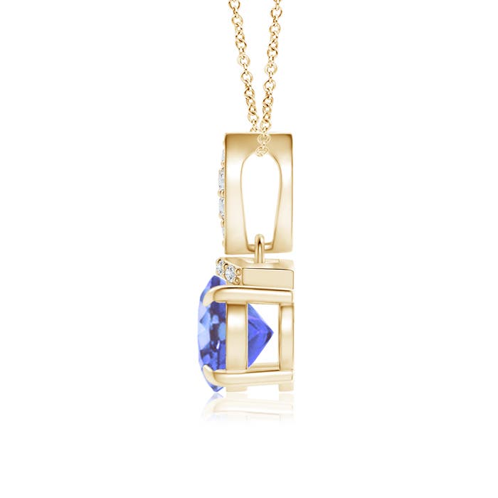 A - Tanzanite / 1.3 CT / 14 KT Yellow Gold