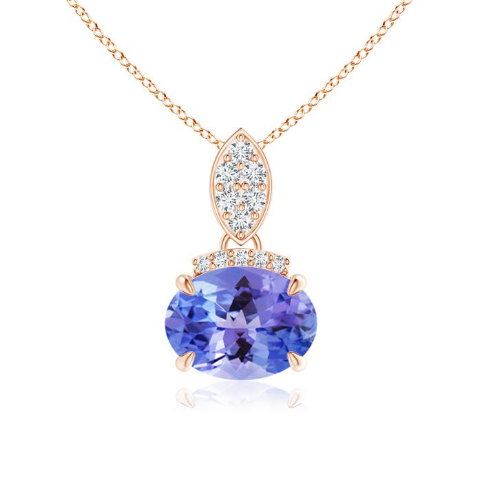 AA - Tanzanite / 1.3 CT / 14 KT Rose Gold