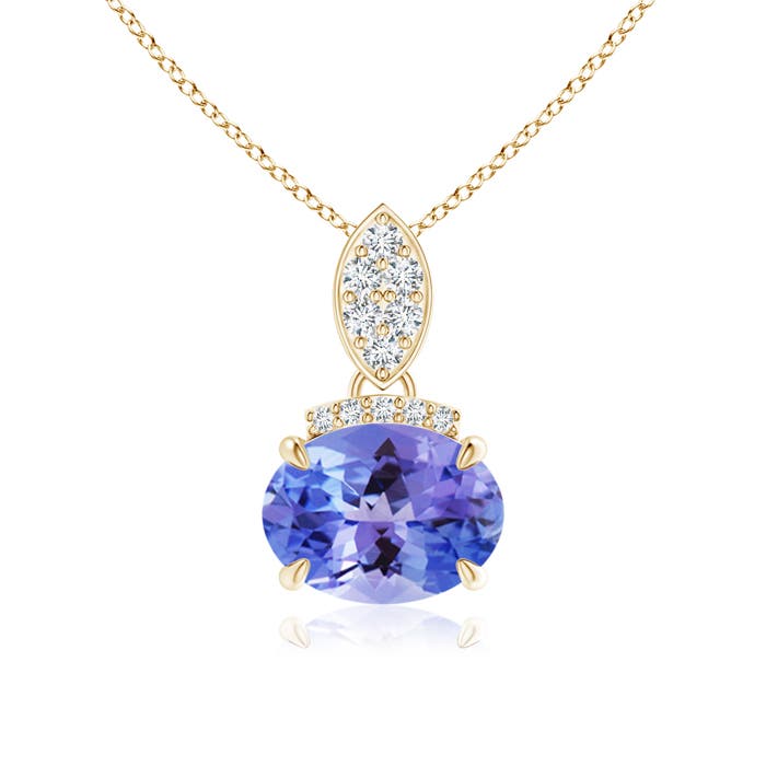 AA - Tanzanite / 1.3 CT / 14 KT Yellow Gold