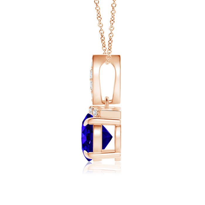 AAAA - Tanzanite / 1.3 CT / 14 KT Rose Gold