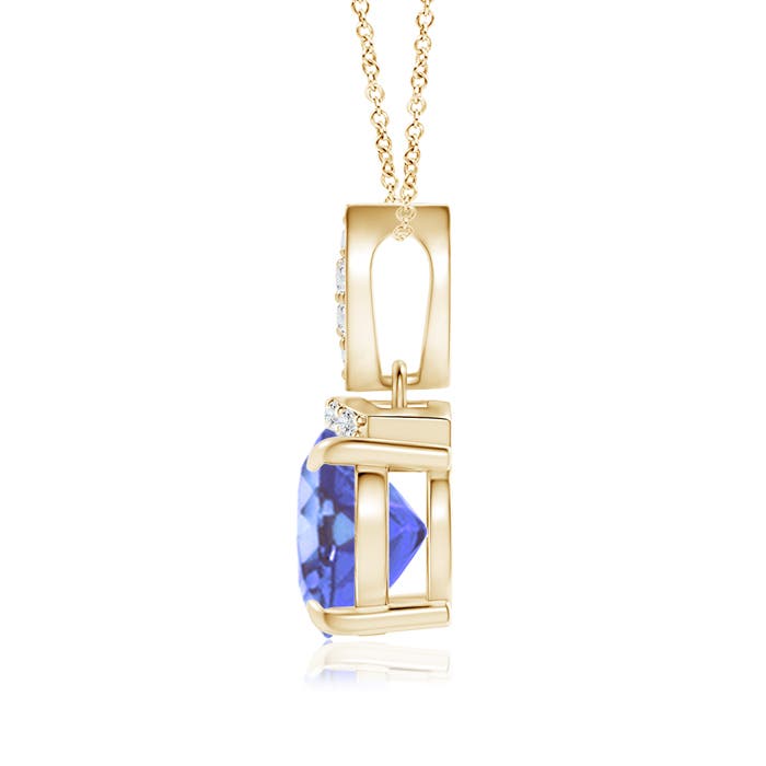 A - Tanzanite / 1.97 CT / 14 KT Yellow Gold