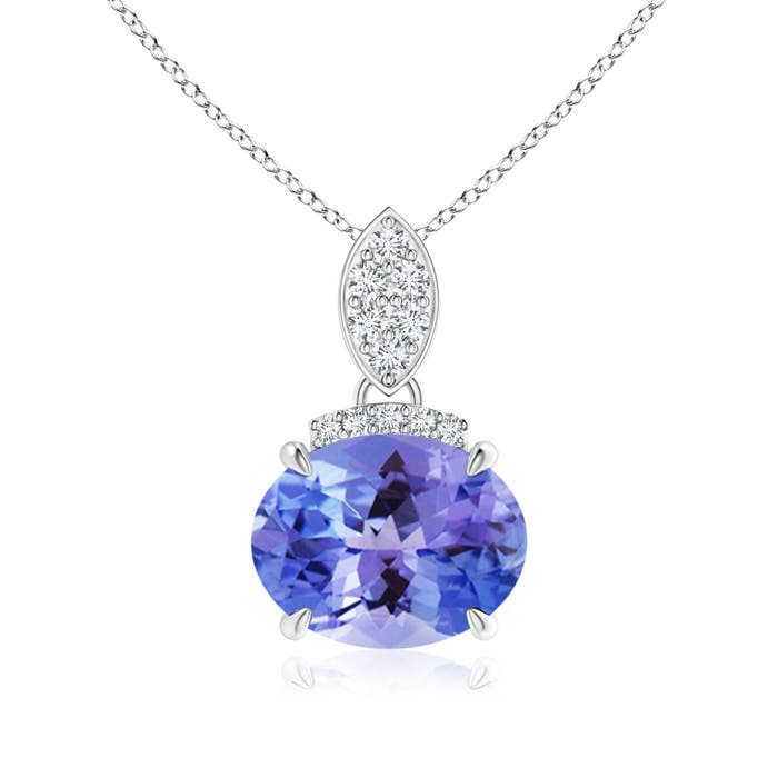 AA - Tanzanite / 1.97 CT / 14 KT White Gold