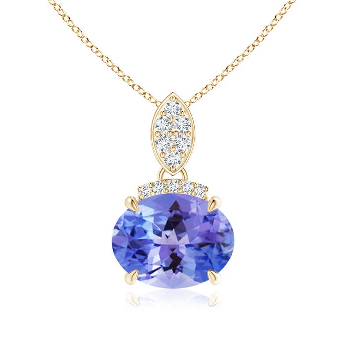 AA - Tanzanite / 1.97 CT / 14 KT Yellow Gold