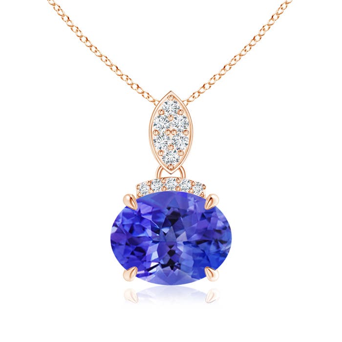 AAA - Tanzanite / 1.97 CT / 14 KT Rose Gold