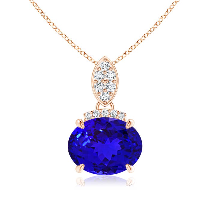 AAAA - Tanzanite / 1.97 CT / 14 KT Rose Gold