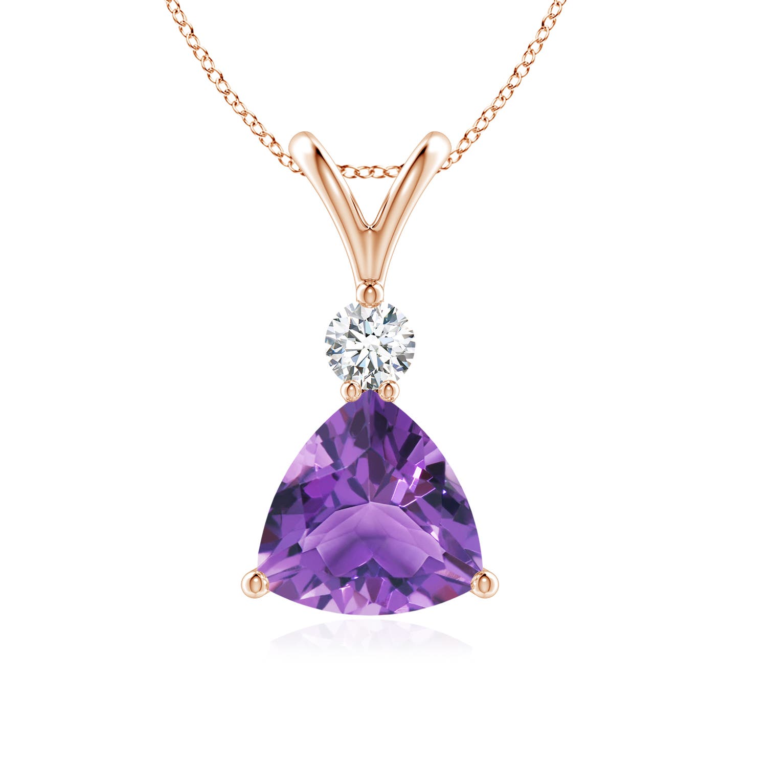 AA - Amethyst / 1.21 CT / 14 KT Rose Gold