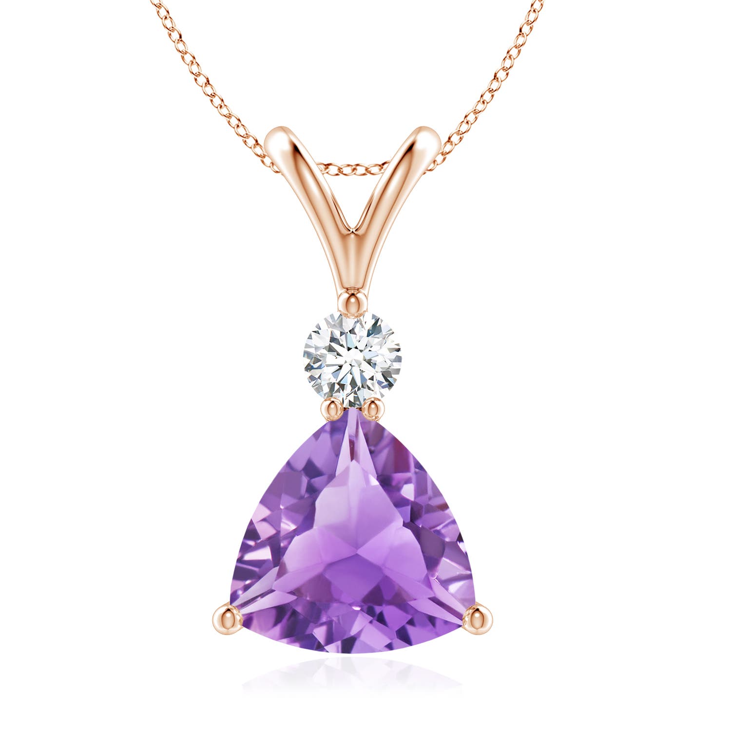 A - Amethyst / 1.75 CT / 14 KT Rose Gold