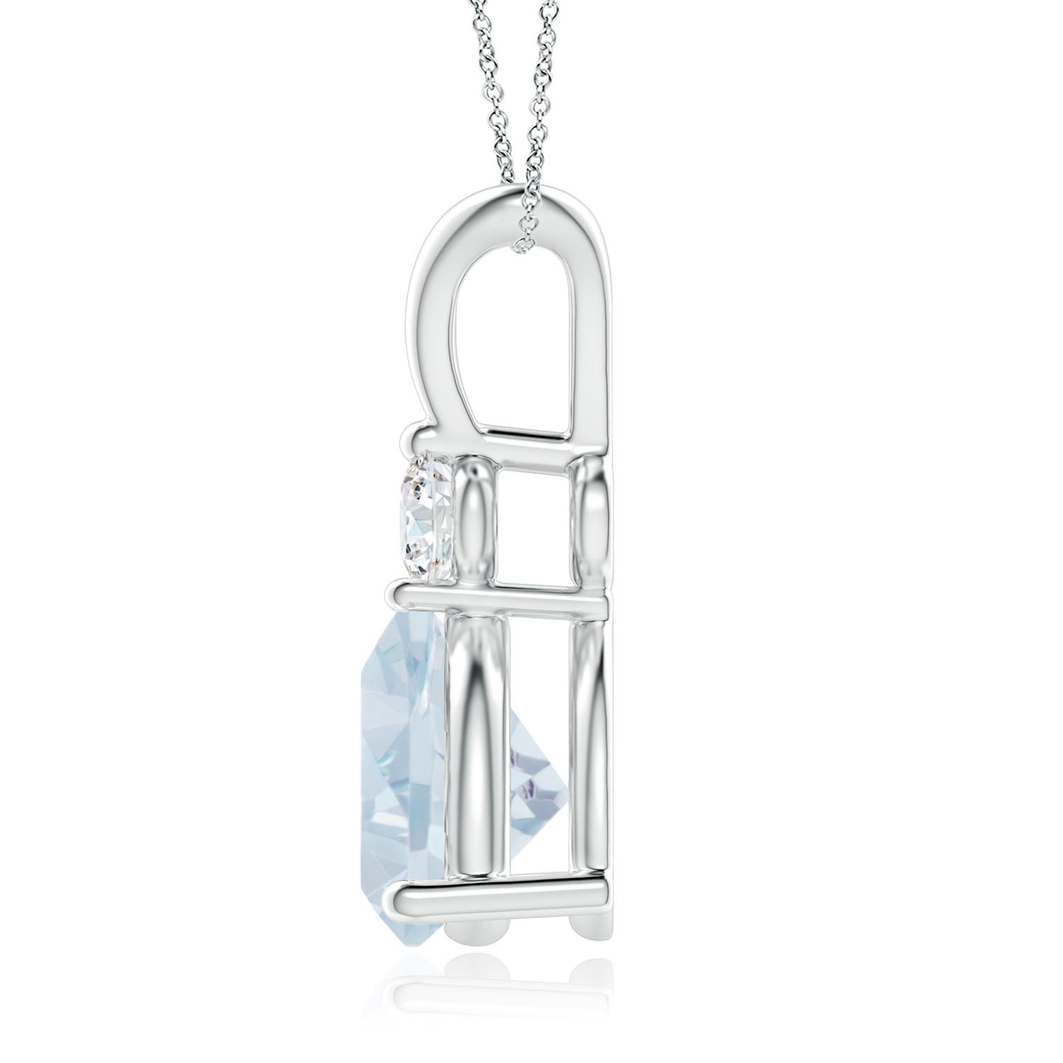 A - Aquamarine / 1.55 CT / 14 KT White Gold