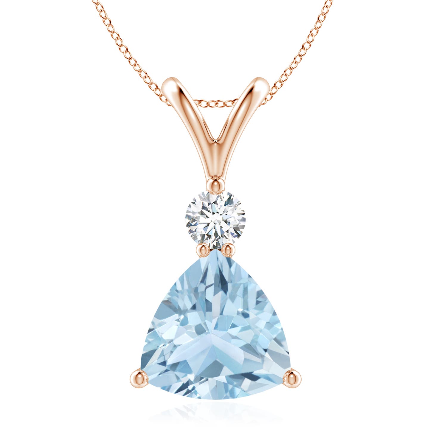 AA - Aquamarine / 1.55 CT / 14 KT Rose Gold