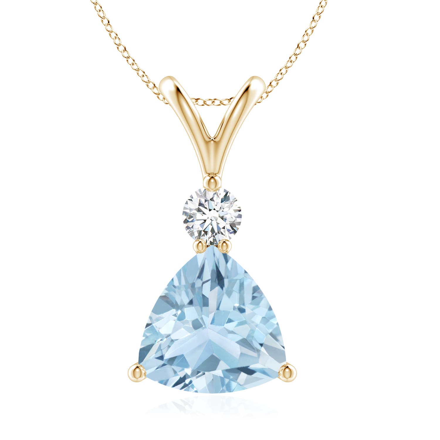 AA - Aquamarine / 1.55 CT / 14 KT Yellow Gold