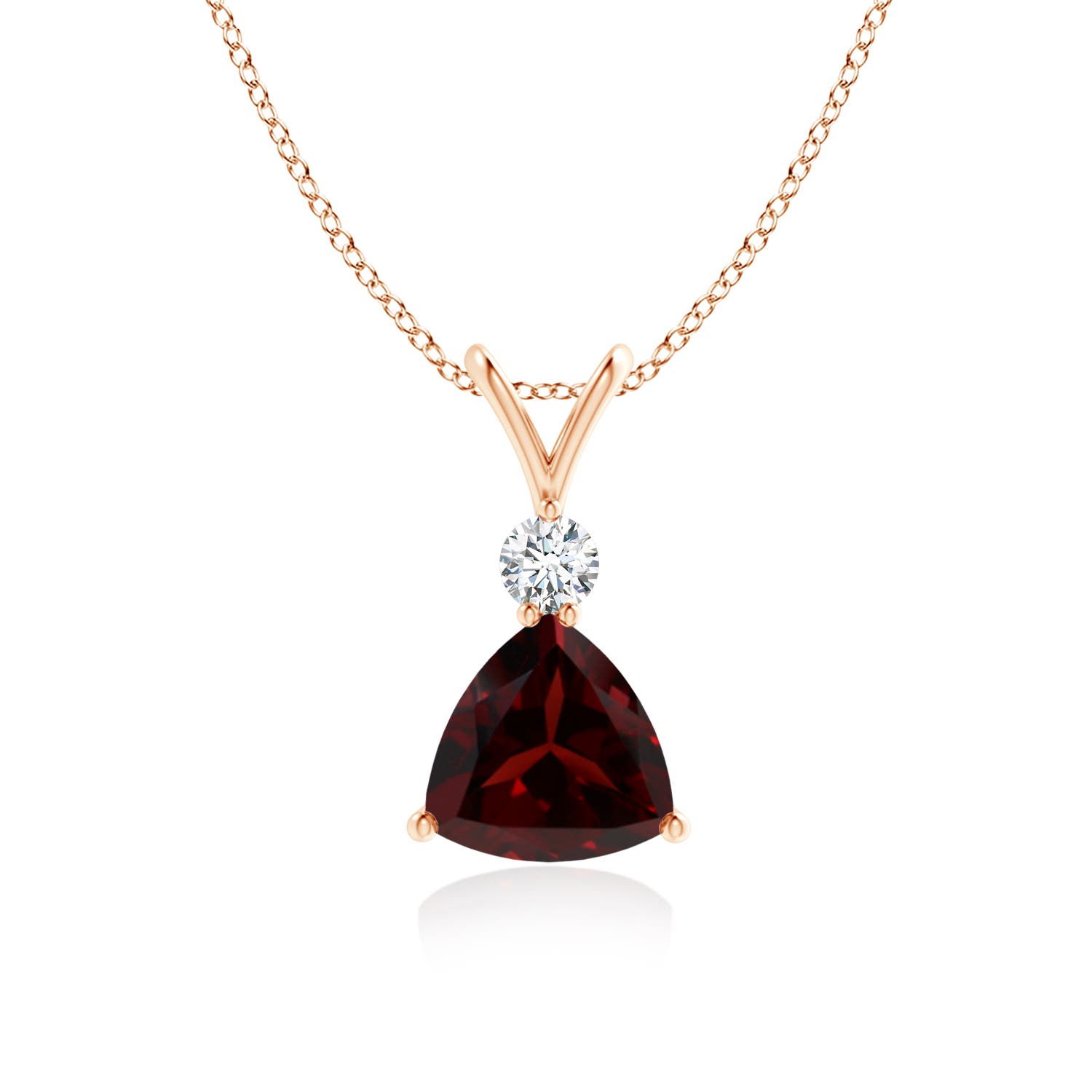 A - Garnet / 1.41 CT / 14 KT Rose Gold