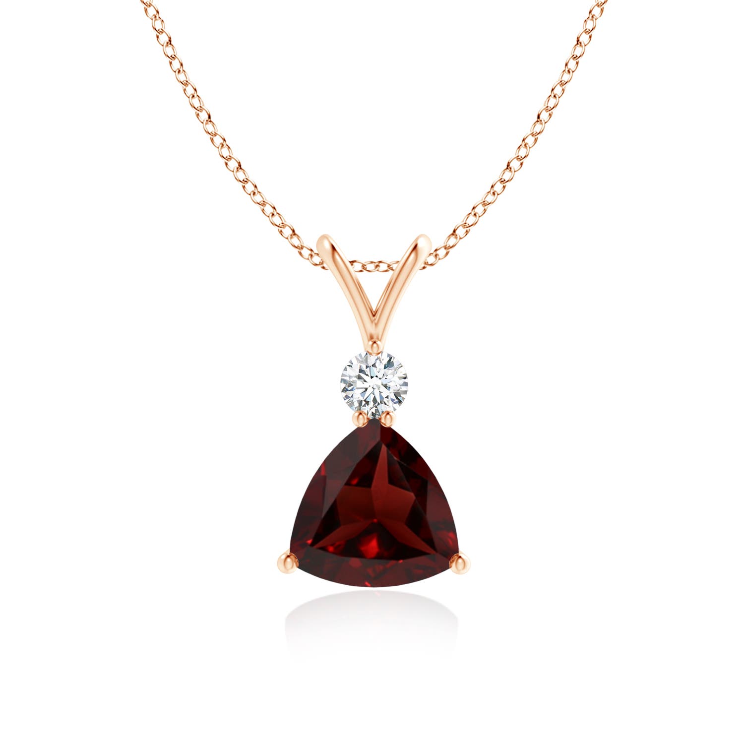 AA - Garnet / 1.41 CT / 14 KT Rose Gold