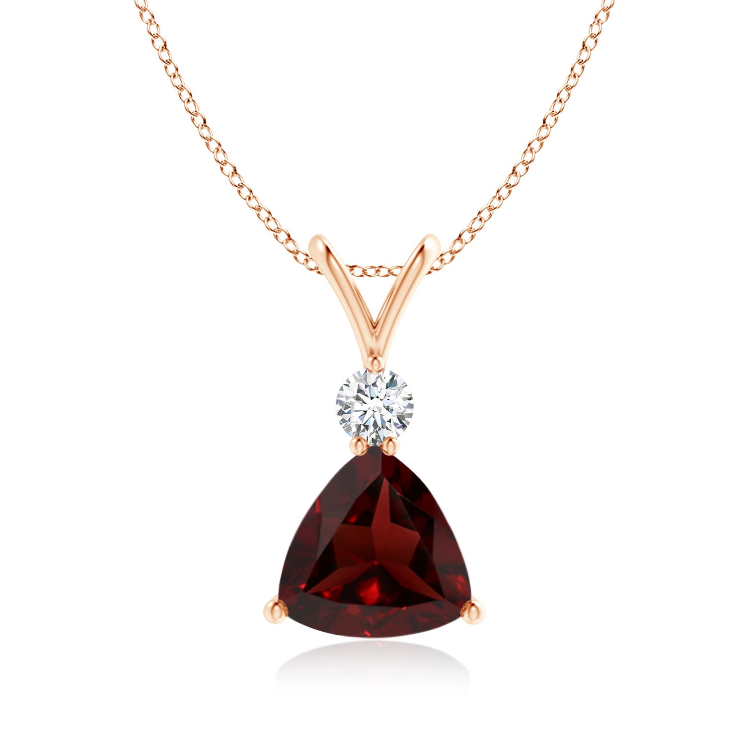 AA - Garnet / 2.05 CT / 14 KT Rose Gold