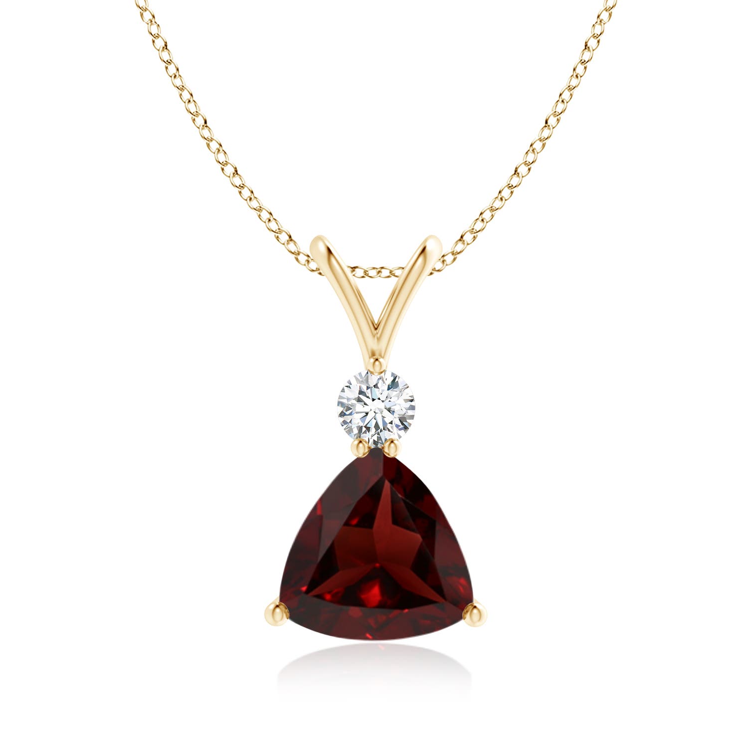 AA - Garnet / 2.05 CT / 14 KT Yellow Gold