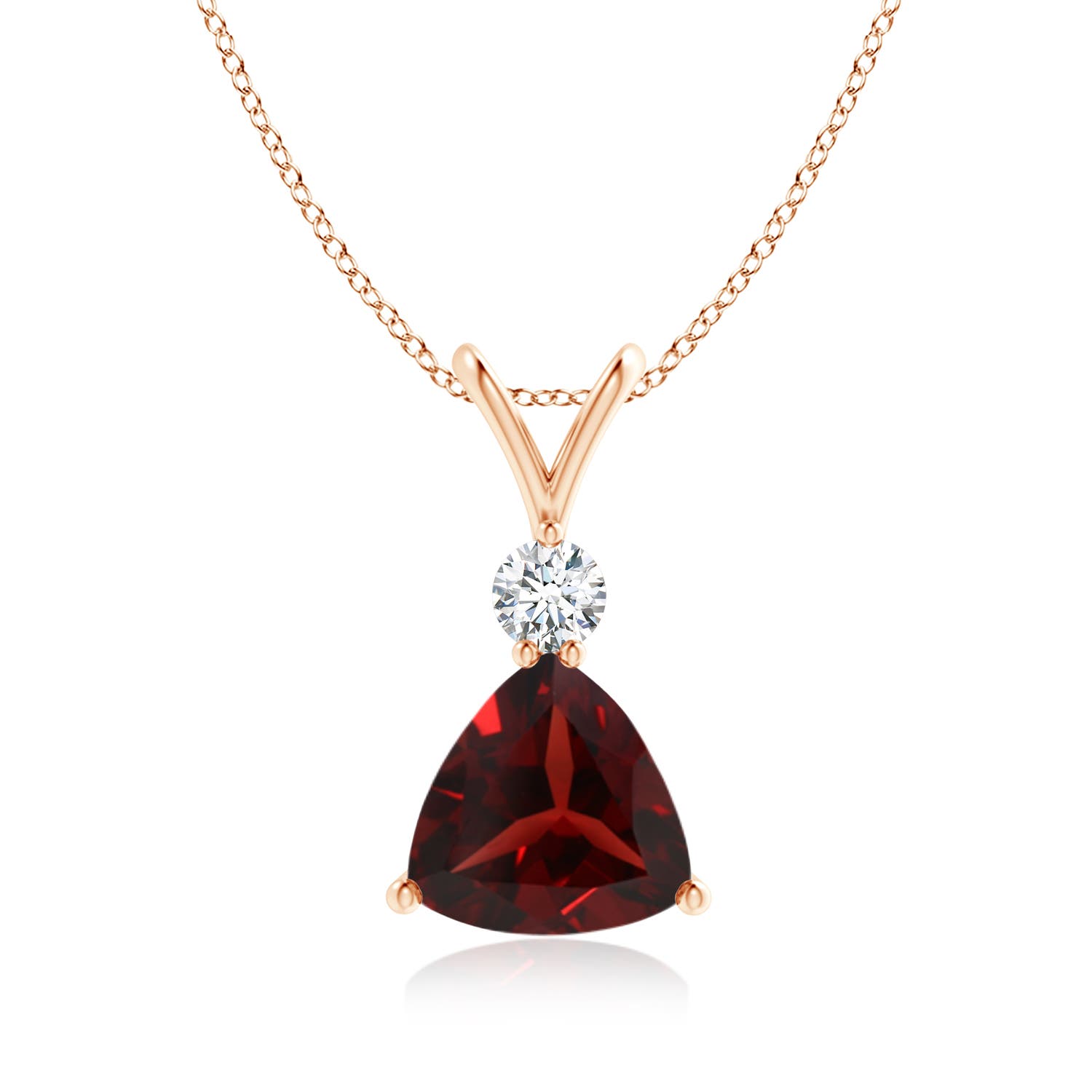 AAA - Garnet / 2.05 CT / 14 KT Rose Gold