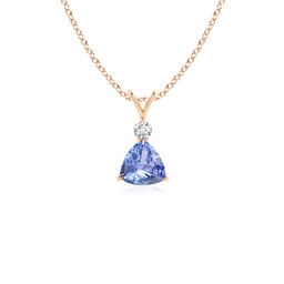 Drop Rose Gold Tanzanite Necklaces & Pendants