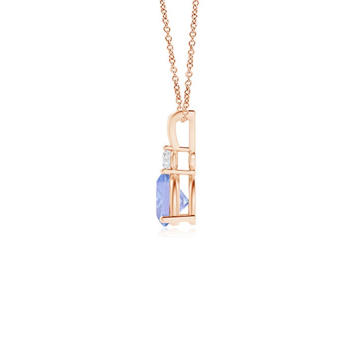 A - Tanzanite / 0.44 CT / 14 KT Rose Gold